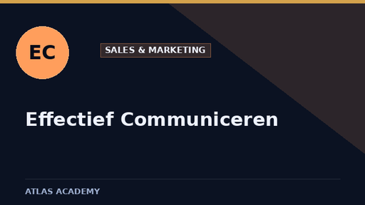 Effectief Communiceren